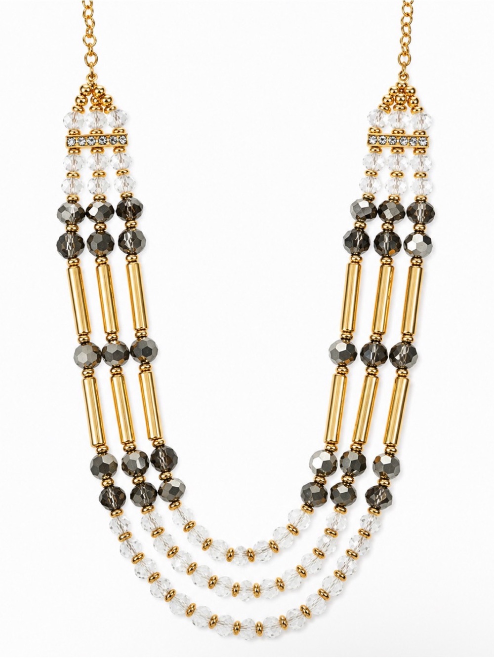 Liz Claiborne Multi-Strand Beaded Necklace - NWT
